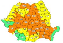 O nouă avertizare de ploi