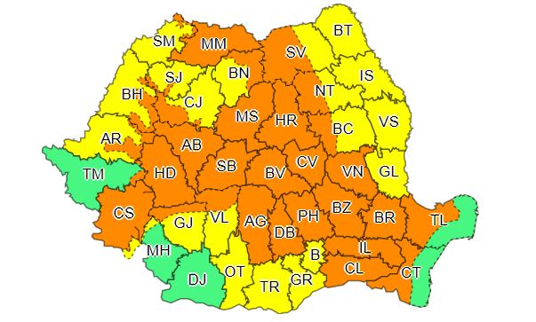 cod portocaliu 25 iul