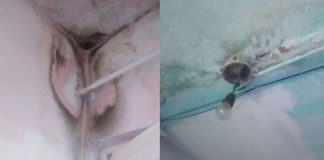 Garsoniera unui motrean, distrusă din cauza apei infiltrate de pe acoperiș! Chiriașul cere reabilitarea întregii locuințe și contract reînnoit