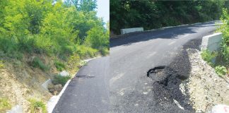 Drumul modernizat pe ploaie la Vladimir, distrus după o lună! GIDAZI PROD, obligată să intervină