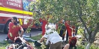 Accident grav la Turburea