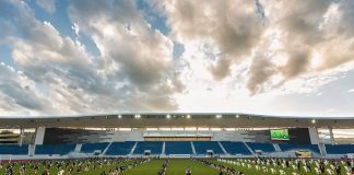 Festivitate de absolvire și la Turceni. Tot pe stadion!