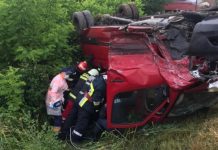 Accident cu 11 victime, microbuzul trebuia să ajungă în Gorj!