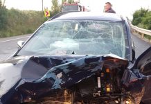 Accident cu șapte răniţi, după ce un șofer din Turceni a intrat cu mașina pe contrasens