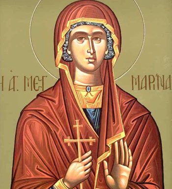 Astăzi, 17 iulie, o prăznuim pe Sfânta Mare Muceniţă Marina! – ,,Bucură-te, Marino, porumbiţă cuvântătoare a lui Hristos…”!