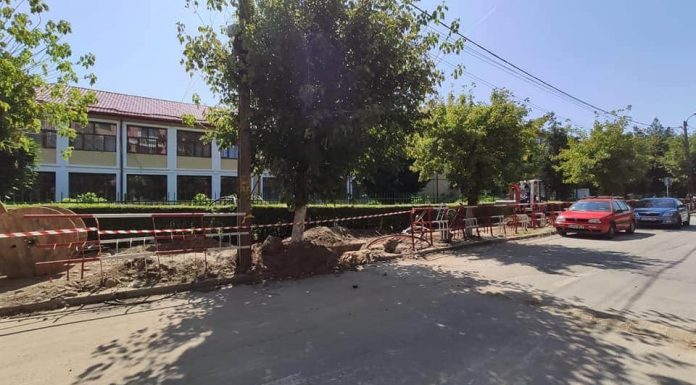 Lucrările de pe strada Griviței, în ritm alert