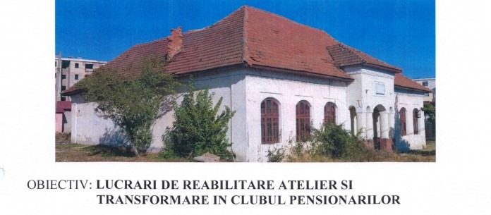 Atelier școlar transformat în club pentru pensionari