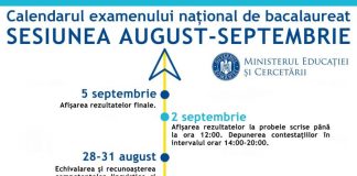 O nouă rundă de examene pentru absolvenții de liceu