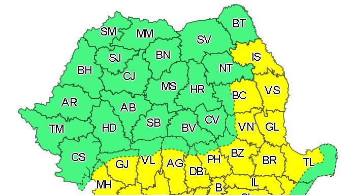 Gorjul, sub cod galben de caniculă