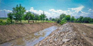 Decolmatări pe Amaradia. Intervenție în Târgu-Jiu