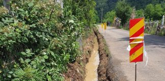 Lucrări la unul dintre cimitirele din Padeș