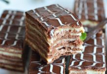 Rețeta săptămânii – Prăjitură cu foi, cacao și cremă de vanilie