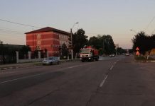 Străzile și aleile pietonale din Rovinari, din nou dezinfectate