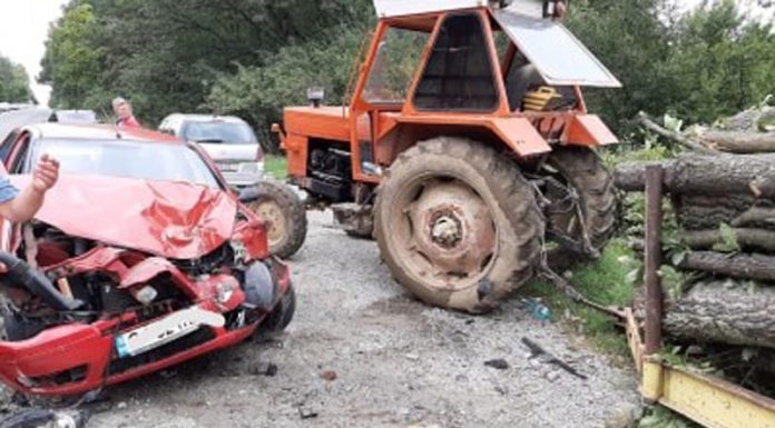 Accident la Pișteștii din Deal, provocat de un şofer care nu s-a asigurat la schimbarea benzii de mers