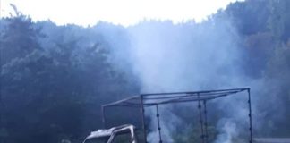 Incendiu pe Dealul Bujorăscu: O mașină a luat foc