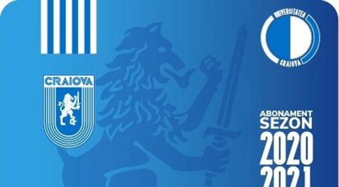 Universitatea Craiova a scos la vânzare abonamente pentru sezonul 2020-2021