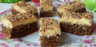 Rețeta săptămânii – Prăjitură cu foi de nucă și cremă mascarpone