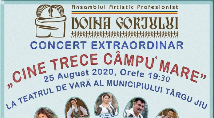 Concert al Ansamblului Doina Gorjului, la Teatrul de Vară Târgu Jiu