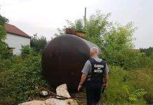 Cisternă abandonată, depistată de comisarii Gărzii de Mediu Gorj