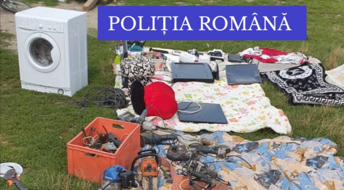 Spărgătoare de locuințe, prinsă de polițiști