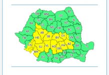 Cod galben de ploi, în Gorj