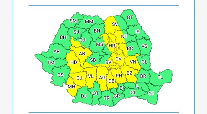 Gorjul, sub cod galben de ploi