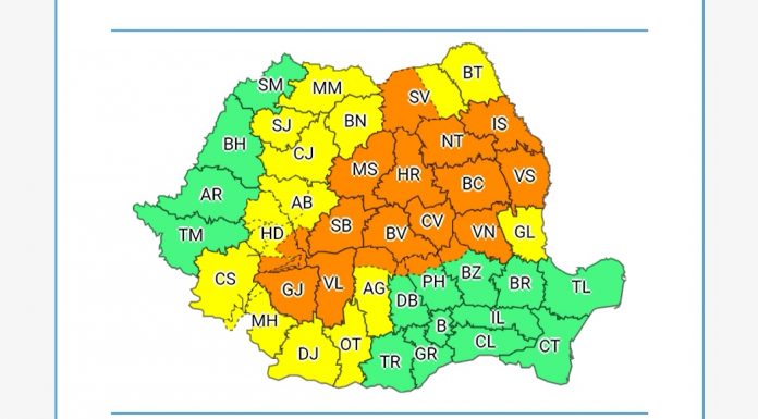 Gorjul, sub cod portocaliu de furtuni