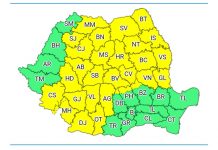 Gorjul, sub cod galben de ploi până diseară