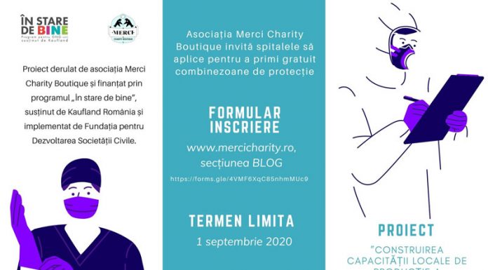 Spitalele din Gorj se pot înscrie online pentru a primi combinezoane gratuite