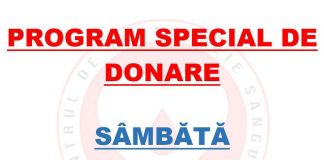 Program special de donare de sânge, la Târgu-Jiu