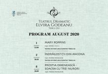 Teatrul Dramatic ”Elvira Godeanu” și-a anunțat programul pe luna august