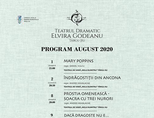 Teatrul Dramatic ”Elvira Godeanu” și-a anunțat programul pe luna august
