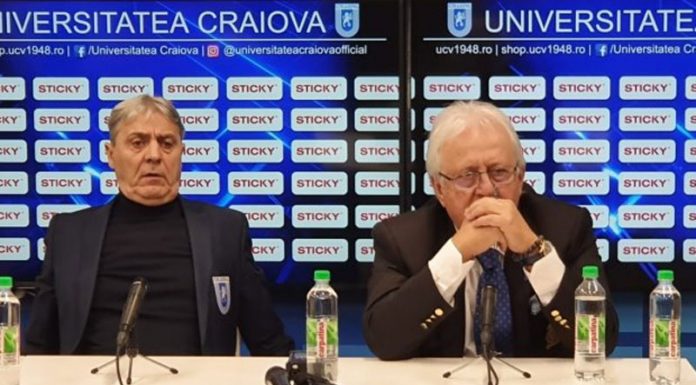 Conducerea Craiovei are COVID! Cârțu: Sper ca totul să fie bine