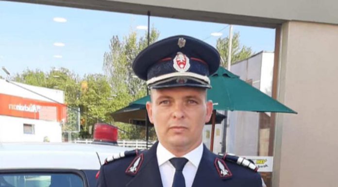 Pompier recompensat, după ce a salvat mai multe persoane de la moarte chiar de ziua sa de naștere