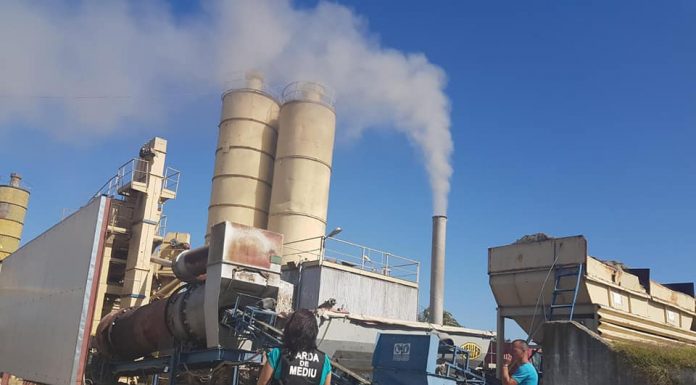 Stație de asfalt din Târgu Jiu, sancționată de Garda de Mediu