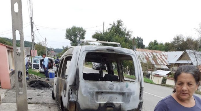 Foc pus la mașina unui om de afaceri din Bîlteni! Bărbatul acuză interlopi din Rovinari care s-ar fi răzbunat pe el pentru neplata taxei de protecție