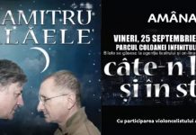 Spectacolul „Caramitru-Mălăele, câte-n lună și în stele”, amânat