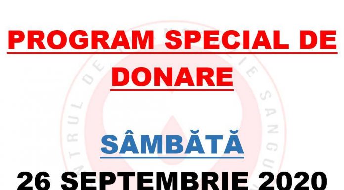 Program special de donare de sânge la Centrul de Transfuzii Târgu Jiu