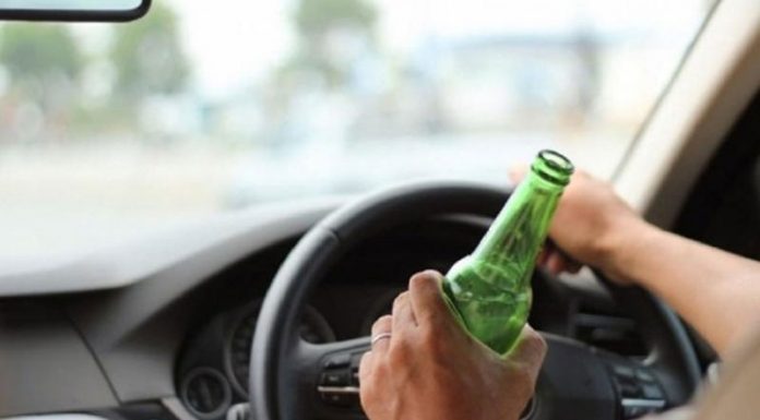 Prins băut la volan