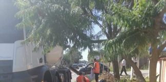 Ajutor de la Consiliul Județean Gorj pentru realizarea rigolelor din zonele de risc din Scoarța