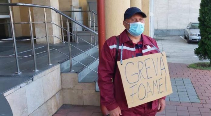 Lider de sindicat, în greva foamei. „Nu mai aveam altă soluție”