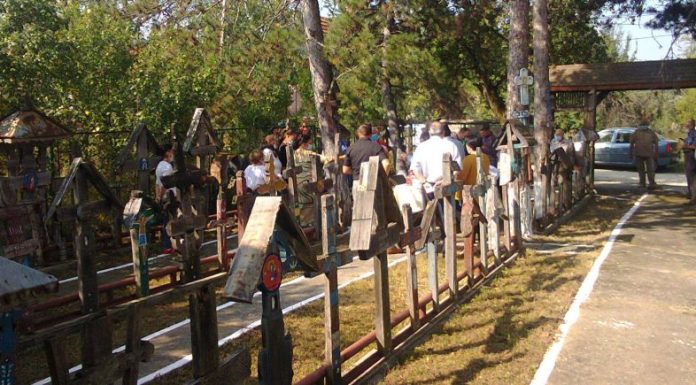 Educaţia…şi Lecţia de viaţă – La sărbătoarea «Muzeului Crucilor» din satul Măceşu, Gorj! – „«Pomul Vieţii», cred că este ceva unic, prin faptul că aici sunt numai cruci de pomenire pentru marii noştri oameni de artă, de cultură, de litere, actori, regizori, cântăreţi, politicieni etc.”!