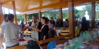 Sfinţirea Prăznicarului de la cimitirul Bisericii «Sf. Cuv. Parascheva» din Parohia Strâmba-Jiu!, Turceni, Gorj!