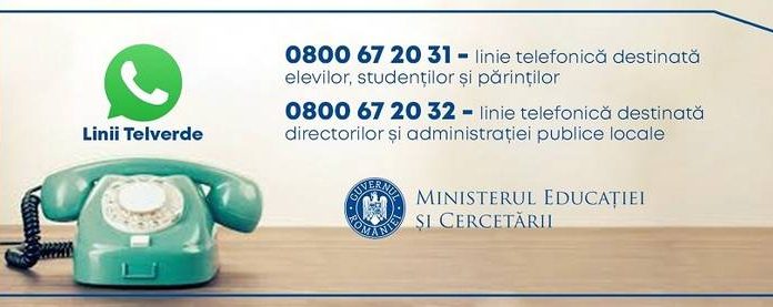 Linii Telverde pentru informații privind începutul anului școlar