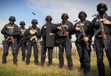 Echipa de elită a Jandarmilor gorjeni – Unii dintre luptători, în Kosovo și Afganistan