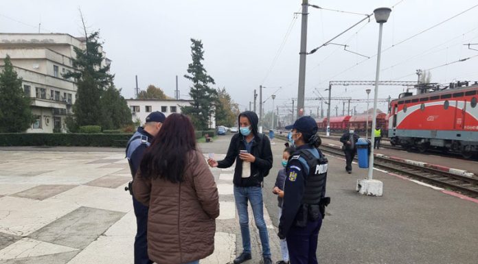 Polițiștii, în control în trenuri și stațiile de cale ferată. Amenzi!