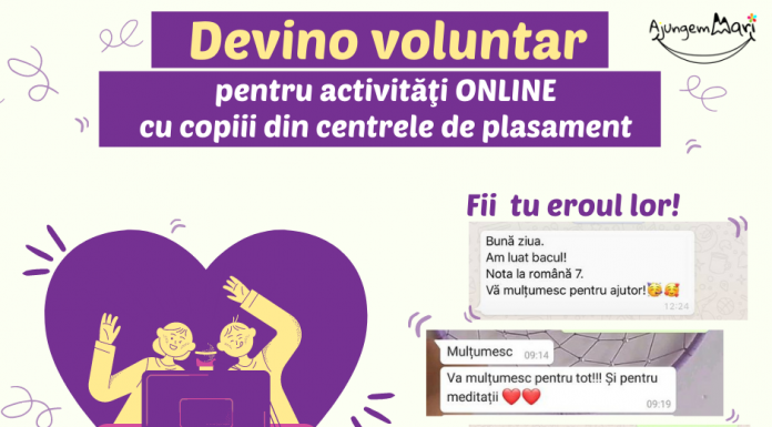 Apel la voluntariat pentru copiii dintr-un centru din Târgu Jiu al DGASPC Gorj