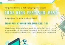CODE Kids FEST SUD-VEST 2020 și-a desemnat câștigătorii
