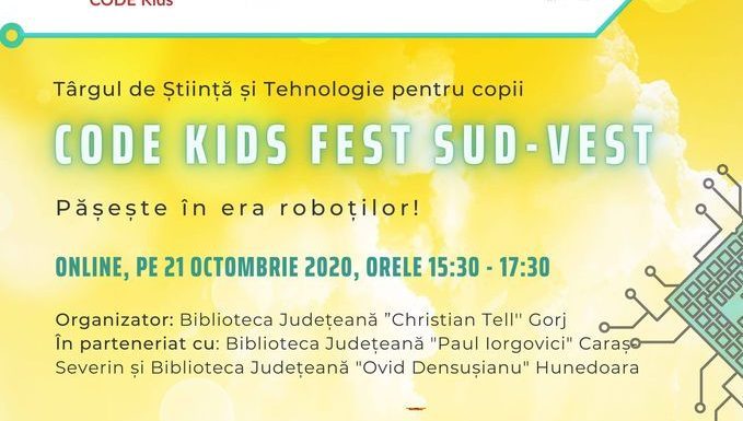 CODE Kids FEST SUD-VEST 2020 și-a desemnat câștigătorii
