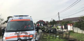 S-a răsturnat cu mașina în timp ce urmărea Salvarea!